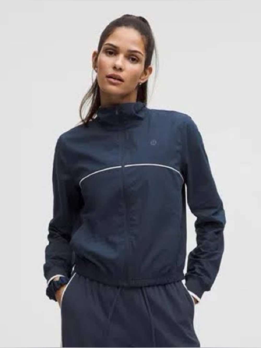 Lululemon Court Rival Tennis Track Jacket 12 Full Zip Perforated